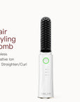 Cordless Hair Straightener Brush 3 Temperature