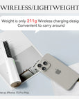Cordless Hair Straightener Brush 3 Temperature