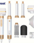 7 In 1 Hair Dryer Brush Brushless High Speed