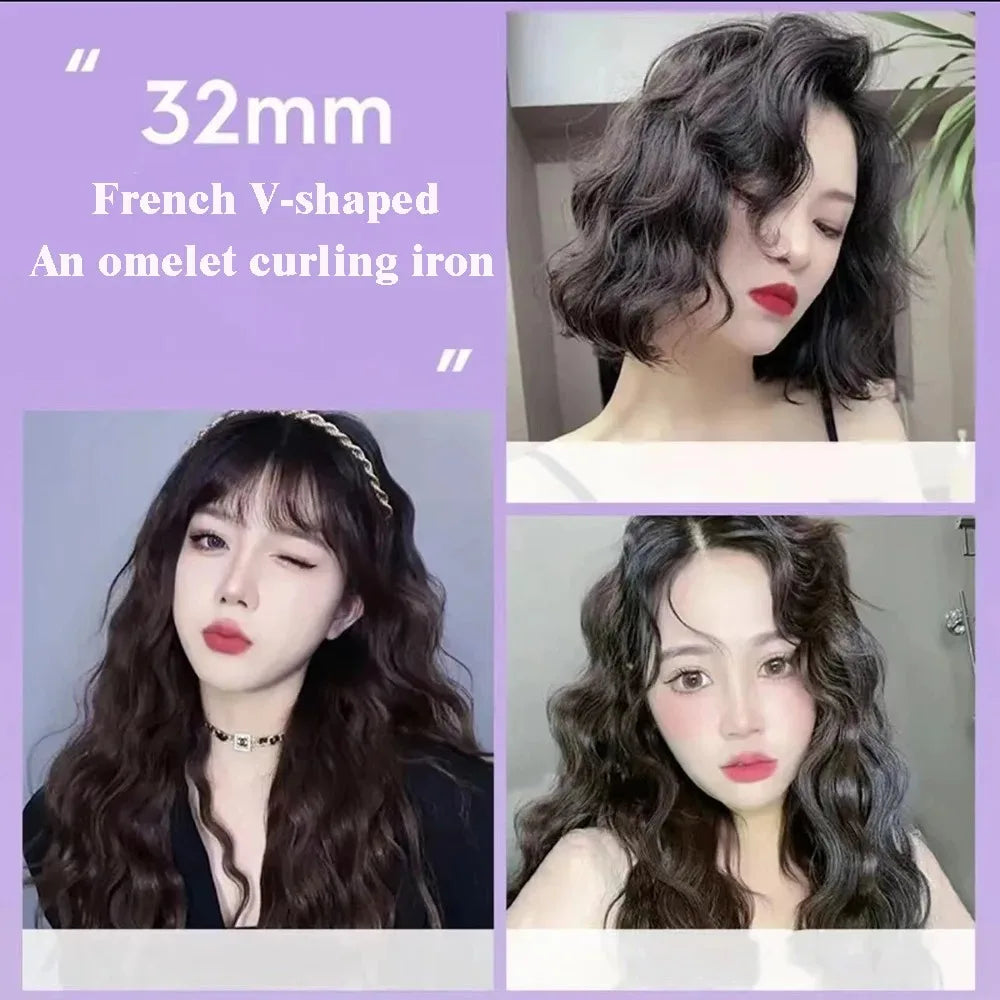 32MM Hair Curler Curling Tool Egg Roll Lasting Styling